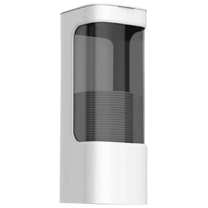 Distributeur Mural De Gobelets En Papier – Porte-gobelets Anti-poussière, Capacité 45 Pièces, Installation Facile