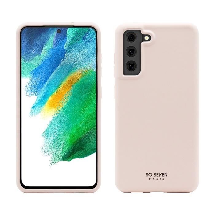 SO SEVEN COQUE SMOOTHIE RECYCLE ROSE SAMSUNG GALAXY S21 FE