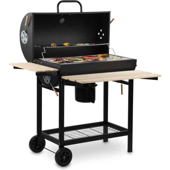 BBQ-TORO Fumoir au charbon de bois BBQ-TORO Hickory - Fonction barbecue BBQ-TORO Fumoir au charbon de bois BBQ-TORO Hickory - Fonction barbecue