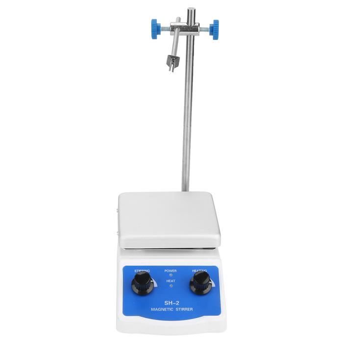Mélangeur Magnétique Mini HJ-1S 25W - Agitateur Portable 1000ml Avec Plaque Chauffante - Prise UE