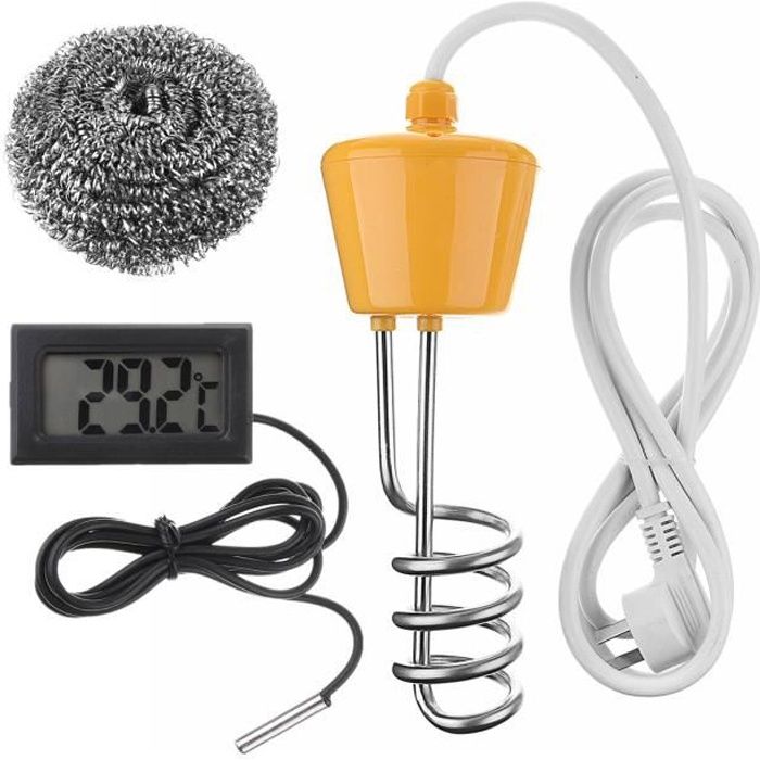 Thermoplongeur Tige Chauffe Eau 2500w Thermometre A Sonde Chauffage Rapide Flottante A Baignoire Piscine Gonflable Achat Vente Chauffe Eau Thermoplongeur Chauffe Eau Cdiscount