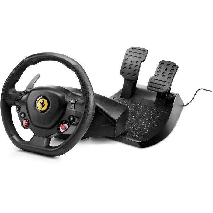 Thrustmaster jeu video accessoire volant pédalier thrusmaster T80 racing wheel ps4 ps3 