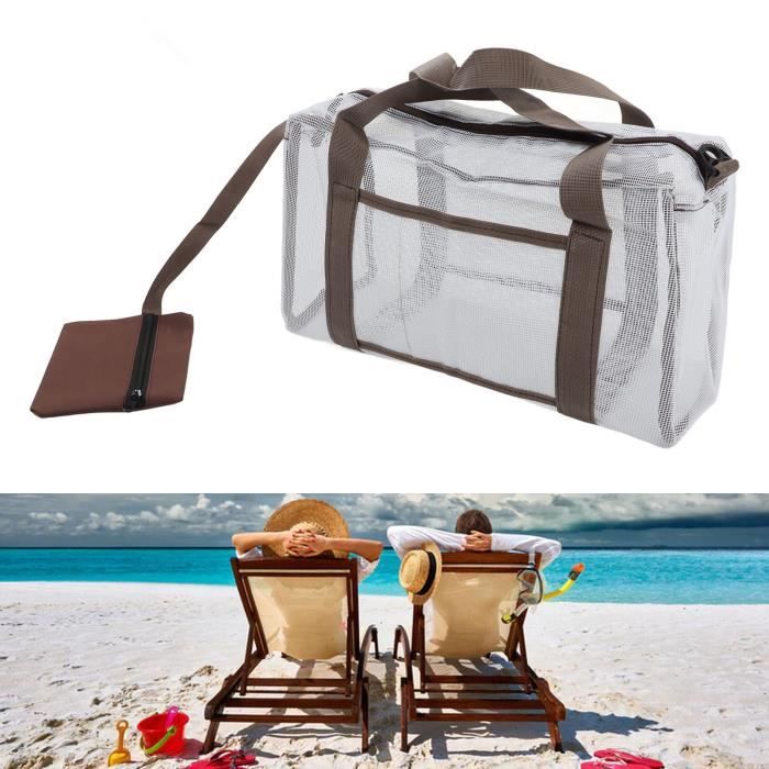 Sac de plage extra large Sac de plage en maille extra large l?�ger ?� s?�chage rapide sac de 