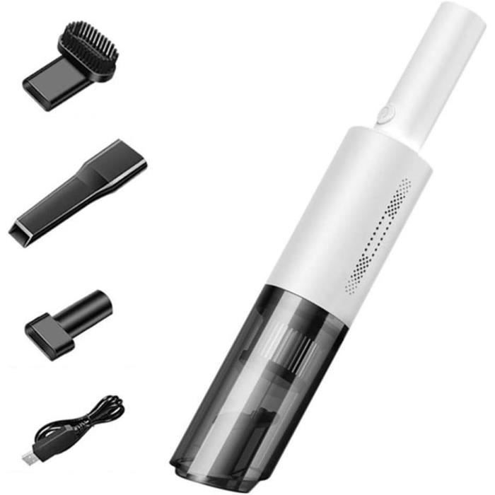 Aspirateur Sans Fil Rechargeable Aspirateur De Voiture Portable Birshe Sans Fil - Rechargeable, Filtre HEPA Lavable, 2 Embouts, Pour Maison Et Auto