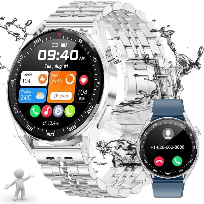 Montre Connectée Blackview R7 Pro Android 46mm Capteur de Fréquence  Cardiaque Noir - Montre connectée - Achat & prix