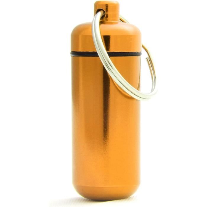 Mini Boîte De Rangement En Aluminium Imperméable De Boîte De Pilule