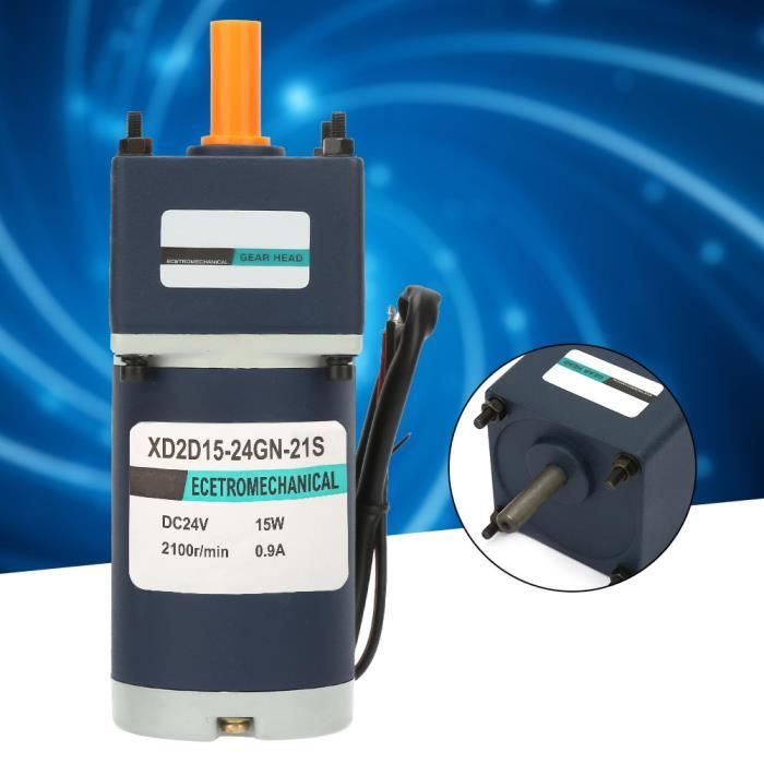 Moteur électrique 220V Monophasé Avec Réducteur - 120W, Vitesse Réglable 0-68 Tr/min, Pour Applications Industrielles Et Bricolage
