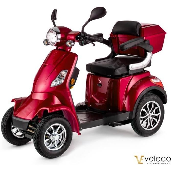 Scooter lectrique 4 Roues 1000W Senior Pour Handicap s VELECO