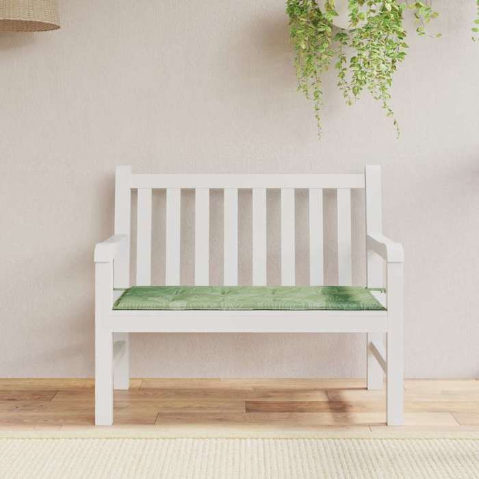 VidaXL Coussin de Banc 120x50 cm Motif Feuilles