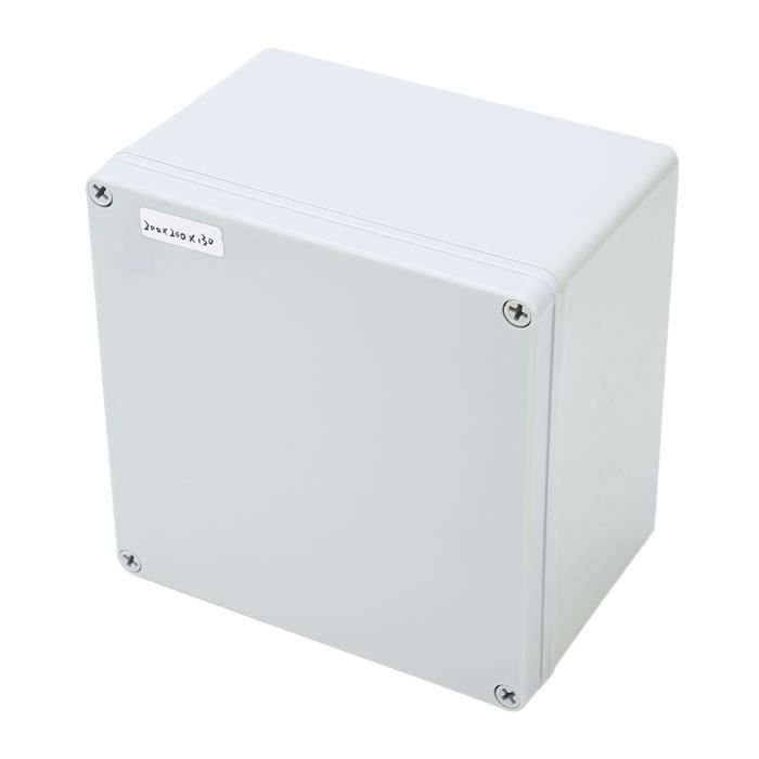 Tyenaza Boîte De Jonction Étanche IP67 200x200x130mm ABS - Boîtier Électrique Universel Avec Plaque Montage