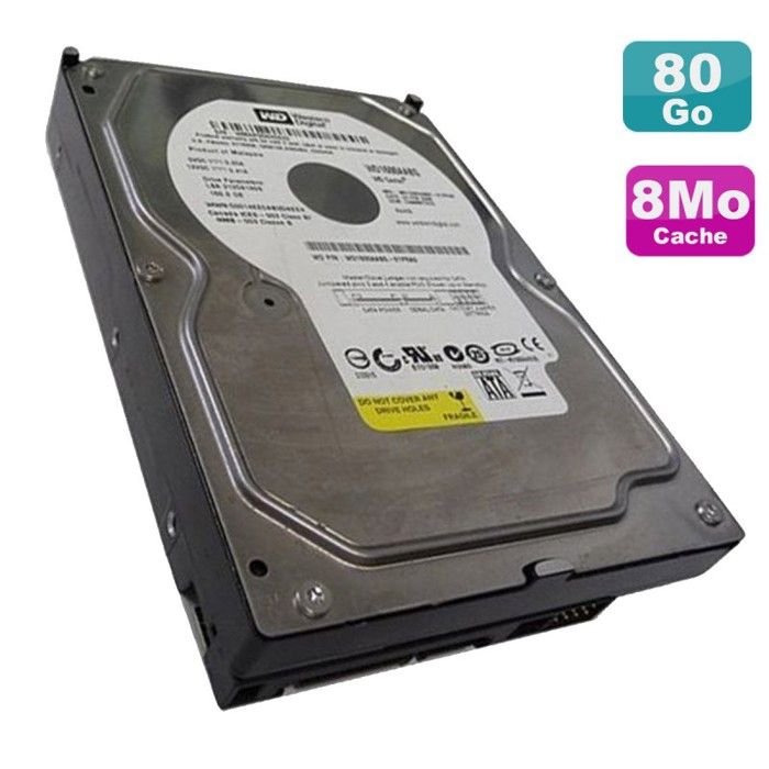 Western Digital WD800JD - vue 2