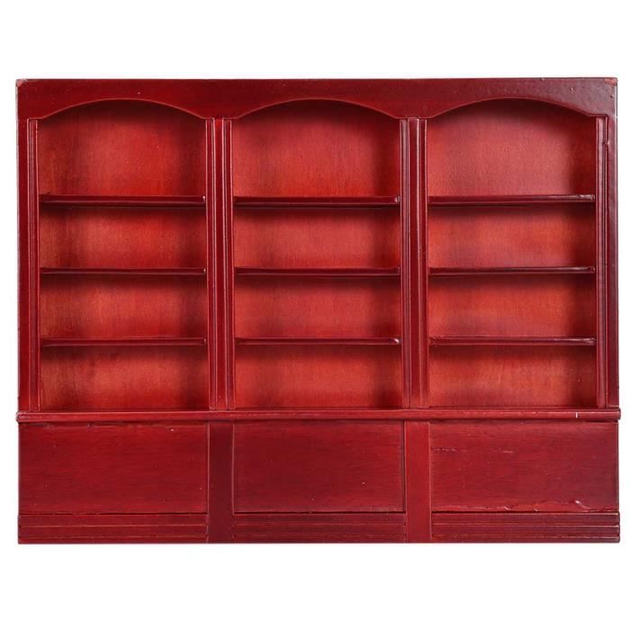 Bibliothèque Miniature 1:12 Pour Maison De Poupée - Meuble Accessoire Jouet