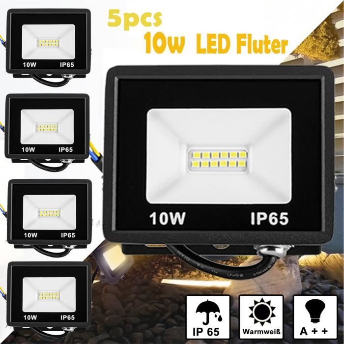 Projecteur LED Submersible RGB 20W IP68 - Pour Piscine, Fontaine, étang, Jardin, Avec Télécommande