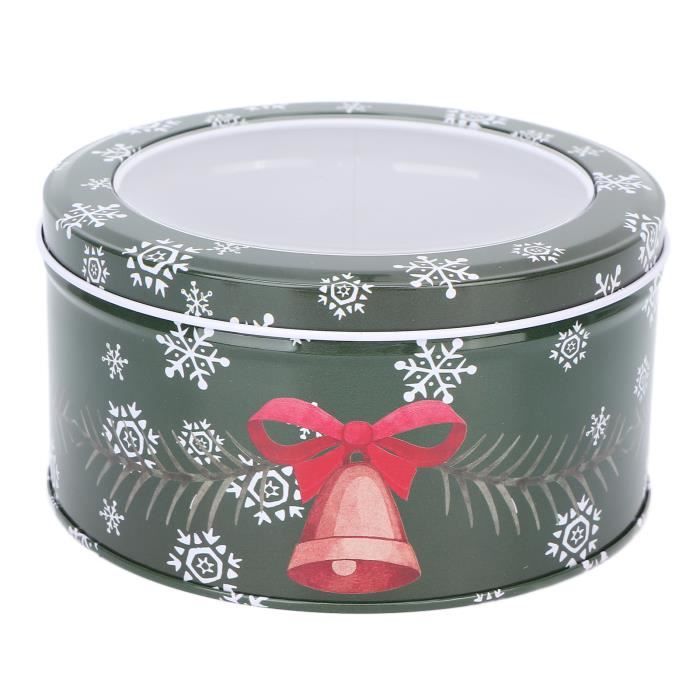 Ciieeo Boîte En Fer Blanc Portable Boîte à Biscuits Avec