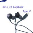 Casque audio Écouteurs HIFI numériques d'origine Samsung AKG DAC USB TYPE C avec micro-télécommande pour Galaxy - black add Box-1