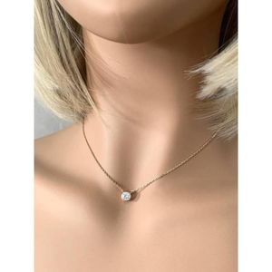 Collier Ras De Cou Doré - Bijou Occasion - Longueur Ajustable 9-15/8 Pouces