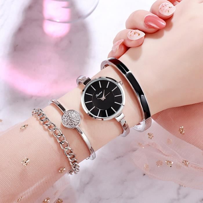 Coffret Cadeau Montre Fille Enfant Ado Amie - Mignon Montre bracelet Jeune  - Cadeau Noël