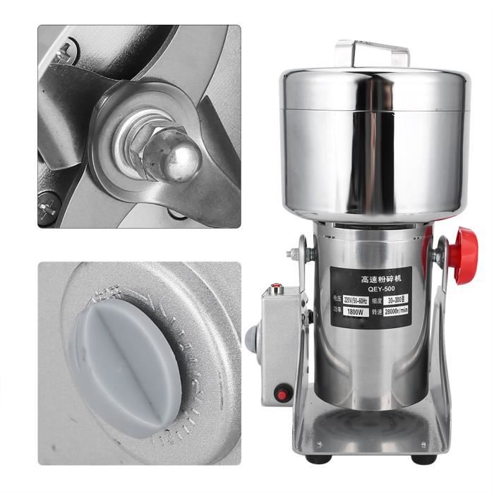 Moulin à Grains électrique 150g Inox – Haute Vitesse, Neuf (sans Boîte)