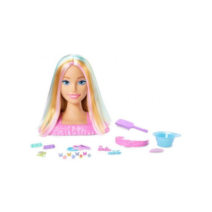 BARBIE-TÊTE À COIFFER COLOR REVEAL-CHEVELURE BRUN FONCÉ - MATTEL - King BARBIE-TÊTE À COIFFER COLOR REVEAL-CHEVELURE BRUN FONCÉ - MATTEL - King
