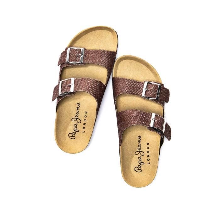 Sandale Femme Pepe Jeans Sandale Pepe Jeans Femme Oban Metal W