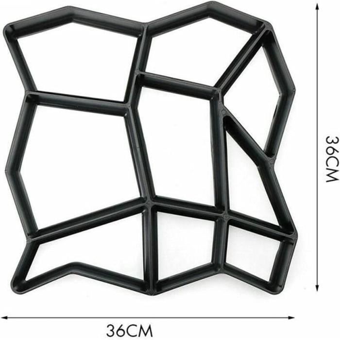 Moule à Béton Réutilisable Pour Chemin De Promenade, Moule à Béton Pour Jardin, Pelouse, Pavé, Pavé, Chemin De Chemin, Pour Terrasse, Pelouse Et Garde