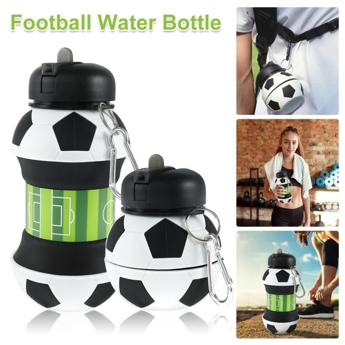 Gourde,Bouteille d'eau pliable pour ballon de Football, gobelet anti-fuite,  à presser, cadeau pour enfants, - Type Water Bottle - Cdiscount Sport