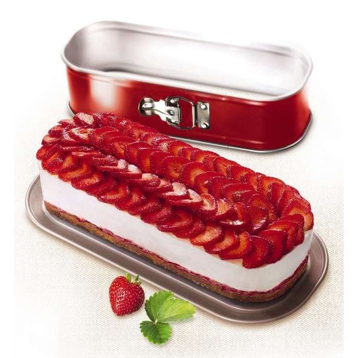 TEFAL Moule à cake métal PERFECT BAKE 26 cm pas cher 