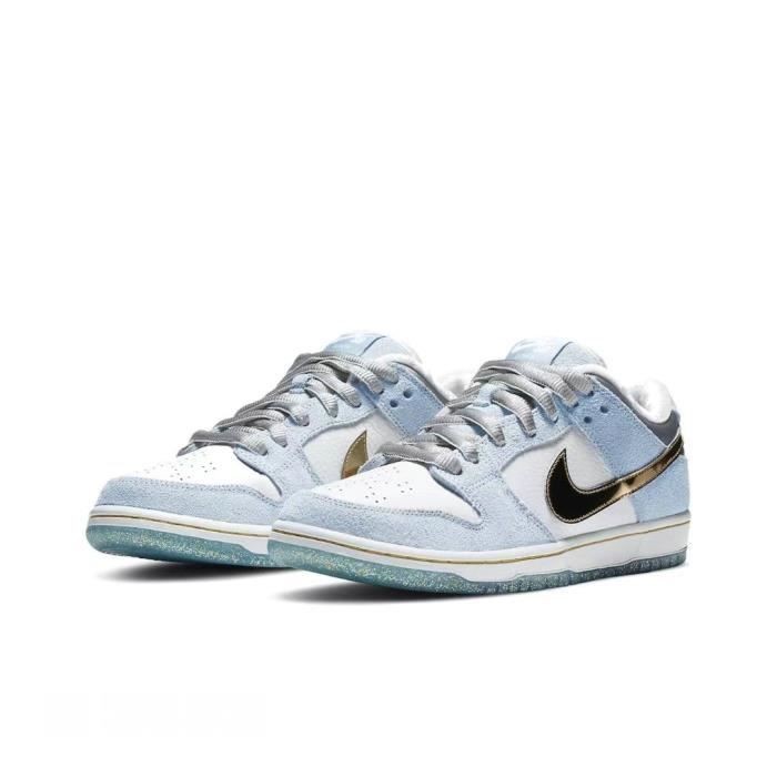 Basket NIKEs SB Dunk Low Chaussures de Running Homme Bleu clair or Bleu clair or Cdiscount Pret a Porter