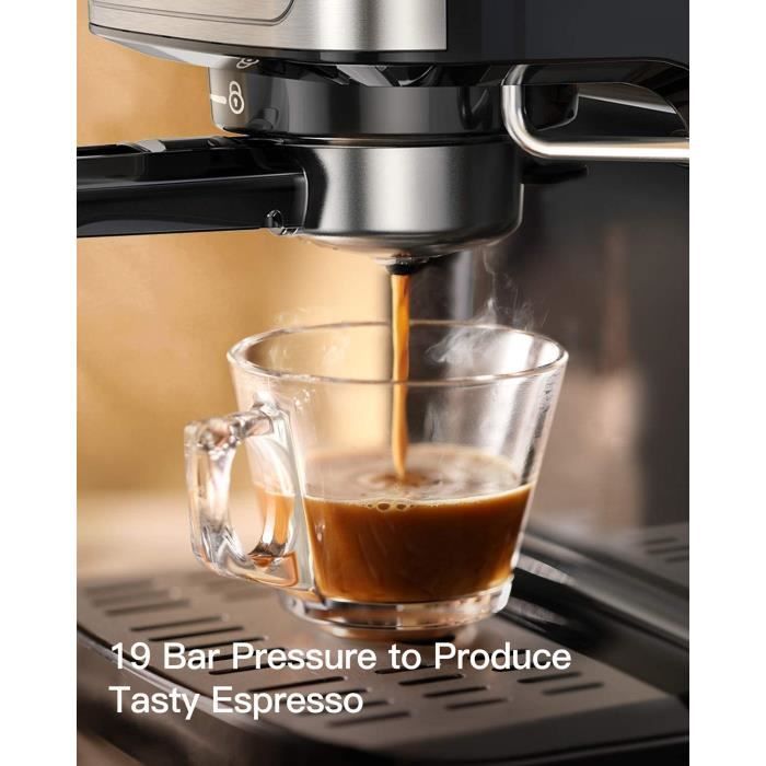 Sboly SYCM-265EA, Machine Expresso 2 en 1, café moulu ou caspsule nespresso
