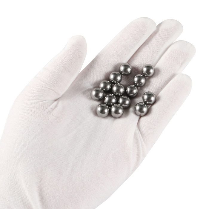 30 Billes Acier Carbone 10mm - Roulement Vélo - Sourcing Map
