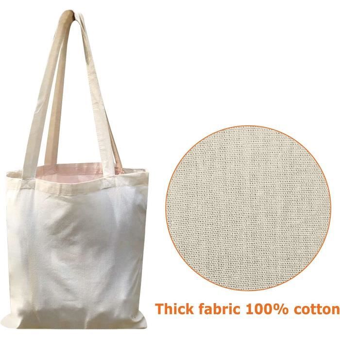 Tote bag 2025 vierge cdiscount