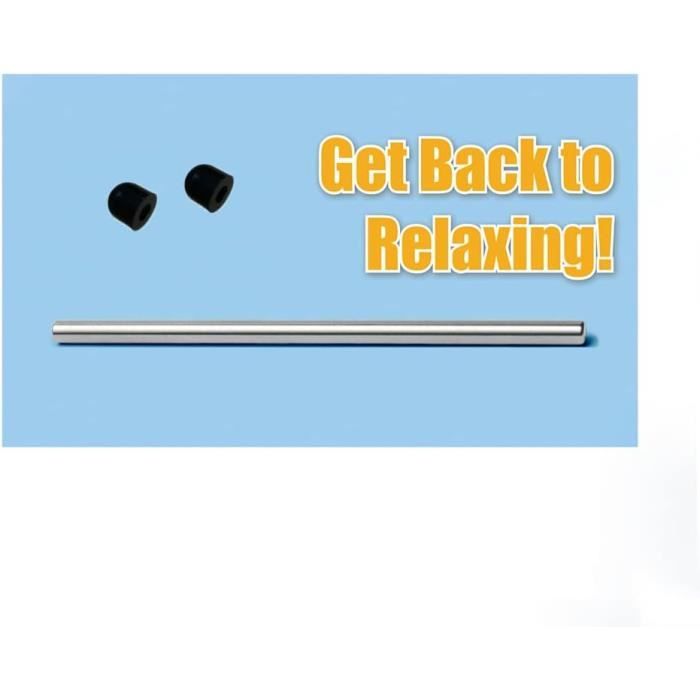 JZSMY Pour Intex Pure Spa Hot Tub Impeller Pump Shaft Fix E90 (barre en acier inoxydable avec