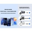 Support Téléphone Vélo Universel,Support Telephone Moto,pour Guidon Diamètre 15-34mm Bicyclette Scooter,pour Smartphone 4.1-7.2-3
