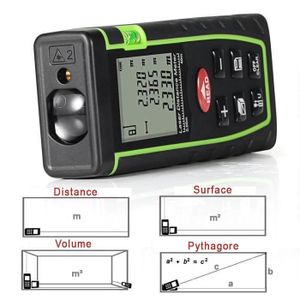 Télémètre Laser Numérique 40m - Mesure Pro Distance/Surface/Volume - Générique