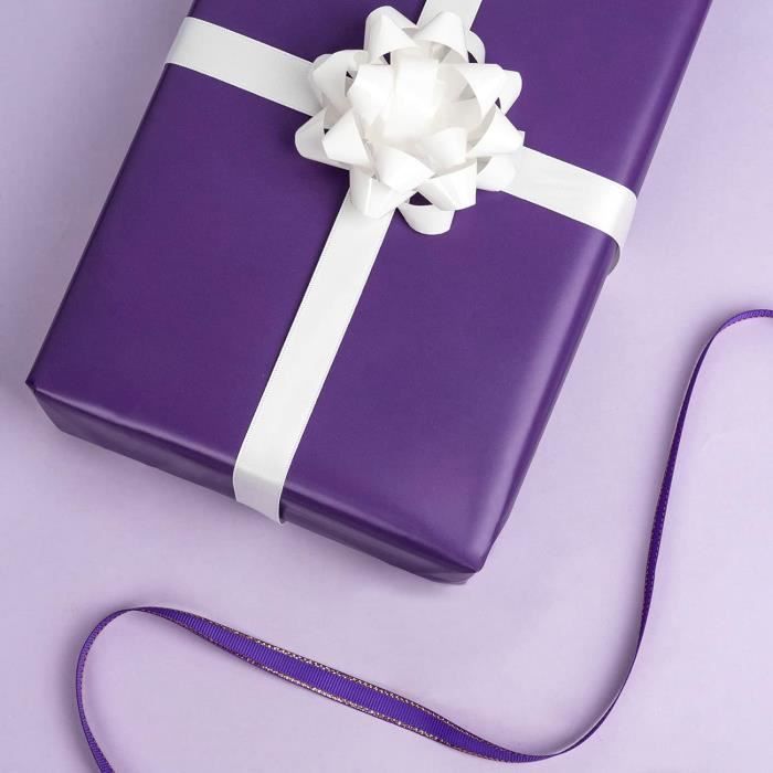 Papier Cadeau Brillant Violet Foncé - Mini Rouleau - Couleur Unie Pour  Halloween, Mariage, Anniversaire, Douche, Félicitatio[x1311] - Cdiscount  Beaux-Arts et Loisirs créatifs