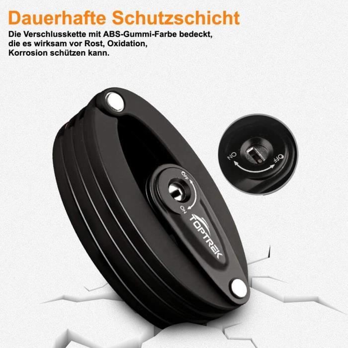 Samok Antivol De Vélo Pliable 120 Cm | Antivol Pliable Pour Vélo Avec