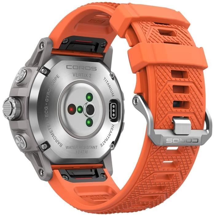 COROS VERTIX 2 GPS Adventure Watch with Global Offline Mapping Dual Frequency GPS Diamond Like Coating Sapphire Glass and T Cdiscount Telephonie