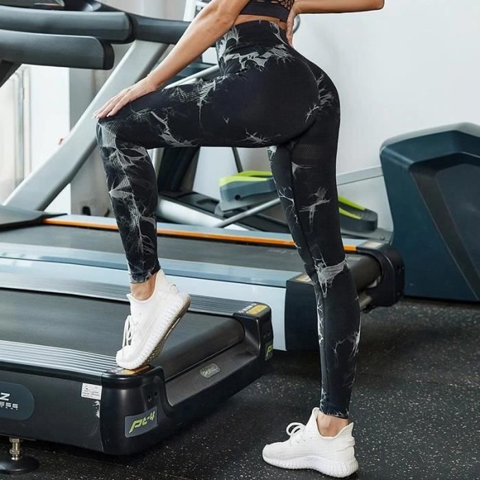 Leggings Femme Push Up Anti-Cellulite Butt Lift Legging de Sport Taille  Haute Slim Fit Pantalon De Yoga pour Femmes Gris clair