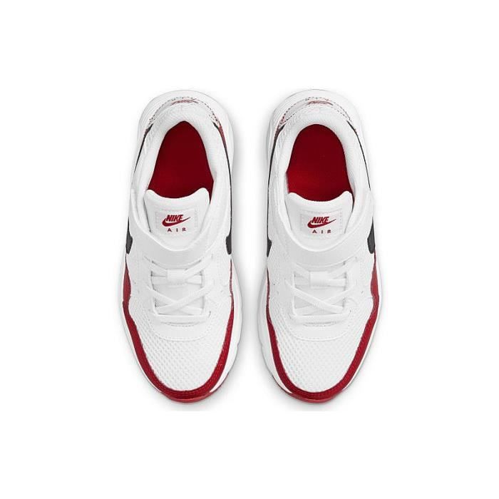 Chaussure Nike Air Max SC Rouge Blanc GS Blanc Cdiscount