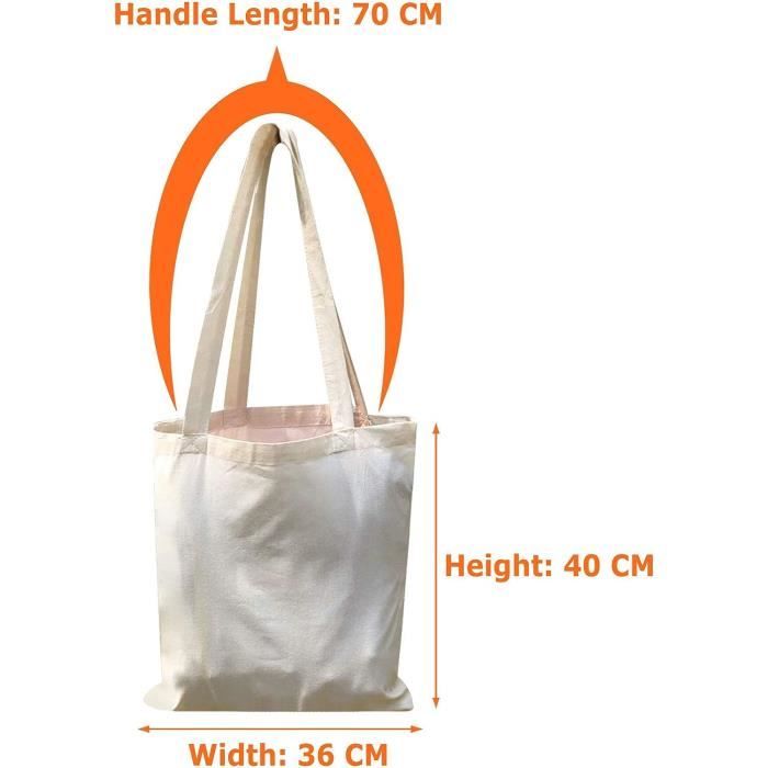 Tote bag vierge hot sale cdiscount