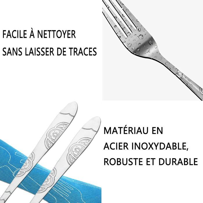 Couverts 3 Pièces En Acier Inoxydable Mosquée