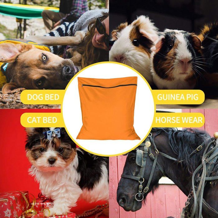 Sac Anti Poils Chien Chat Sac Linge Pour Animaux 70x80 Cm - Anti Poils Machine - Fermeture YKK - Pour Litière, Couverture, Harnais Sac Linge Animal