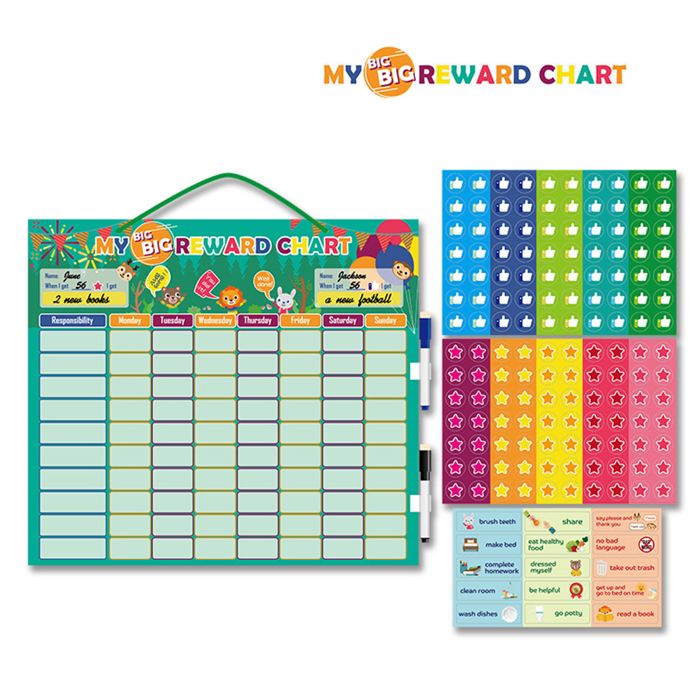 Routine Enfant Tableau De Propreté Tableau De Récompense En Bois Pour Enfants - Personnalisable Et Ludique Tableau De Comportement Enfant Tableau De Recompense Enfant