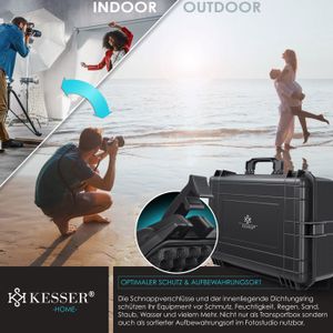 Étui Rigide Insta360 X3 – Mallette De Transport Antichoc EVA – Grande Capacité – Ultra-Fin 5,5 Cm