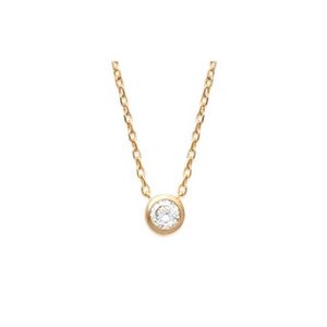Collier Ras De Cou Ajustable En Argent Rhodié Et Zirconium - Longueur 41 Cm - Neuf Avec étiquettes