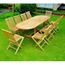 Kajang Salon De Jardin Teck Massif 10 12 Pers Achat Vente
