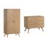 Commode A Langer Et Armoire 2 Portes Nautis Bois Bois Achat