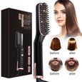 Lisseur Barbe Brosse Lissante Cheveux, 3 in 1 Rapidement Brosse Chauffante pour Lisseur Barbe Lisseur Cheveux Peigne Barbe Outils-0