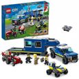 LEGO 60315 City Le Camion de Commandement Mobile de la Police, Figurines de Policiers, Jouet Tracteur, Garcons et Filles Dès 6 Ans-0