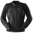 Veste cuir moto femme Furygan Alba - noir/or - S-0